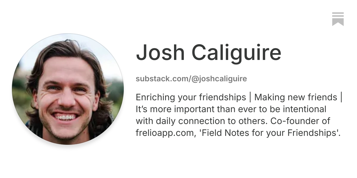 Josh Caliguire | Substack