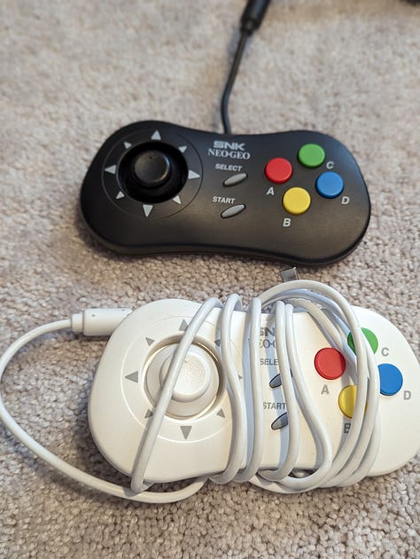 Neo-Geo mini controllers