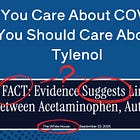 If You Care About COVID, You Should Care About Tylenol