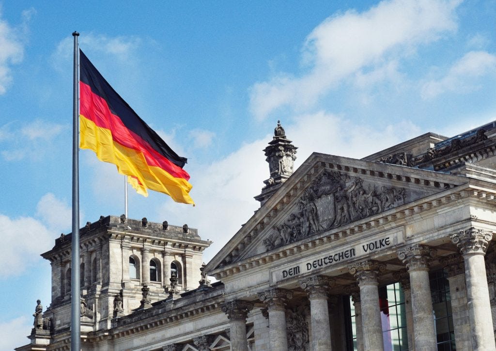 German flag as Germany and NVIDIA are building possibly the most ambitious European tech project of the decade, the continent's first industrial AI cloud, and a stepping stone towards something even more ambitious: Europe’s AI gigafactory.