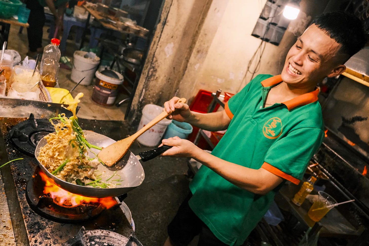Van Kiep street food street, Ho Chi Minh City, Saigon, Vietnam
