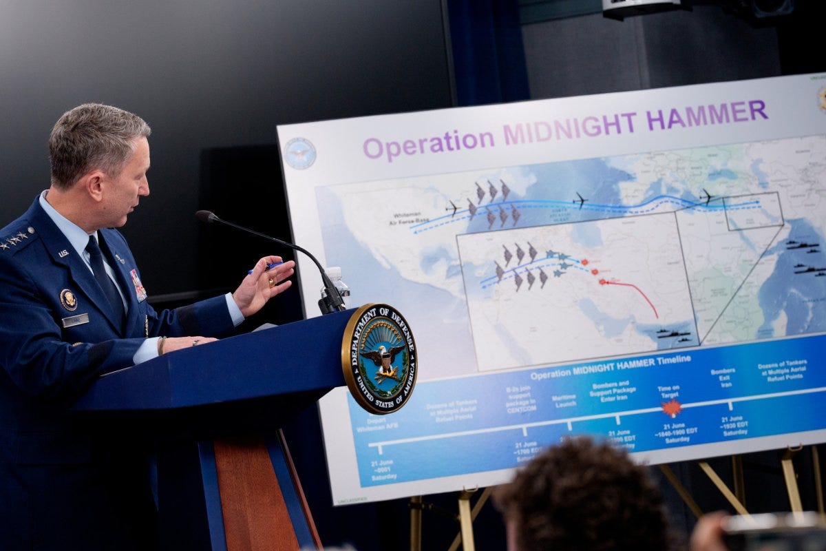 Pentagon Press Conference Operation Midnight Hammer