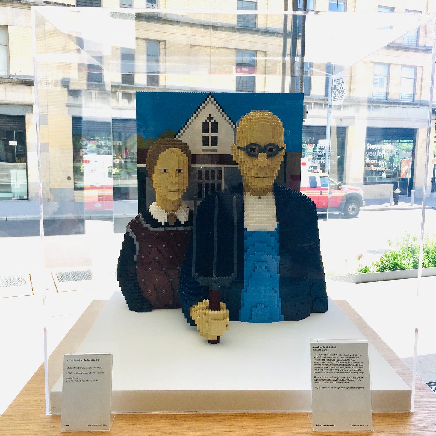 Nathan Sawaya’s American Gothic in Bricks