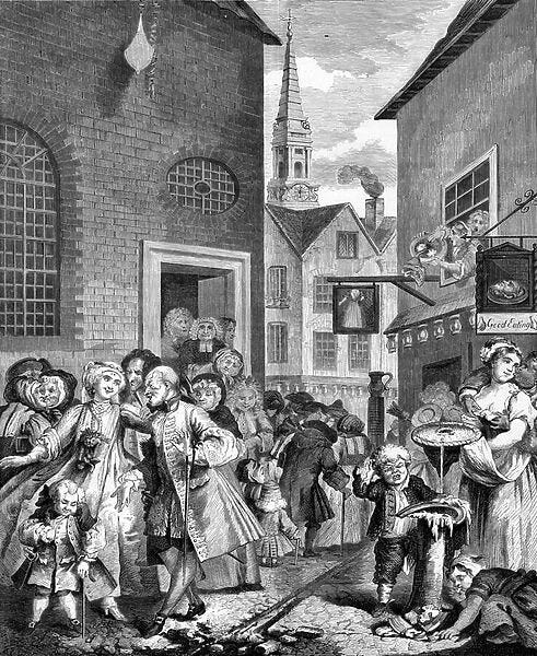 Times of the Day Noon by William Hogarth Our beautiful Wall Art and Photo  Gifts include Framed Prints, Photo Prints, Poster Prints, Canvas Prints,  Jigsaw Puzzles, Metal Prints and so much more