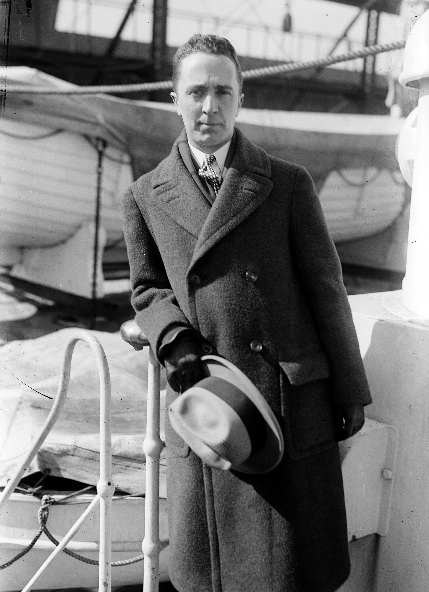 Norman Rockwell, photographed in his later years.