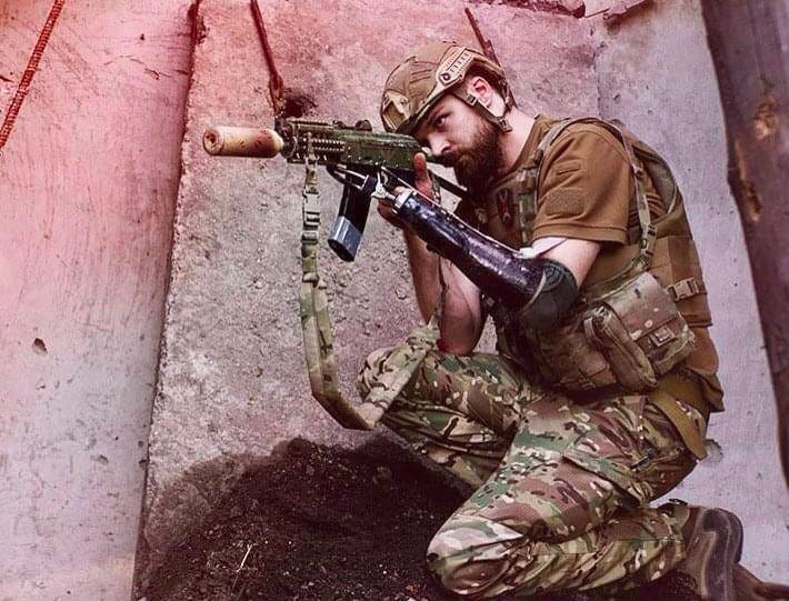 Euromaidan Press on X: "Illia Samoylenko, an officer in Azov & spokesman at a press conference from besieged Azovstal on 8 May. He went to war in 2015, and lost his left