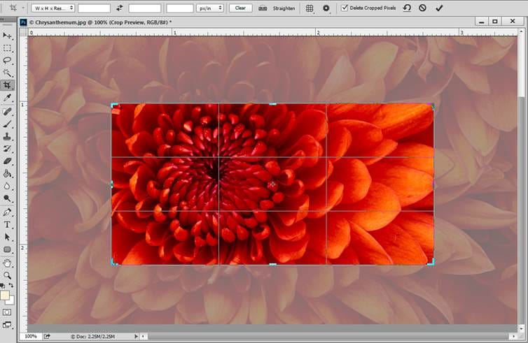 Image resolution after cropping Image resolution after cropping