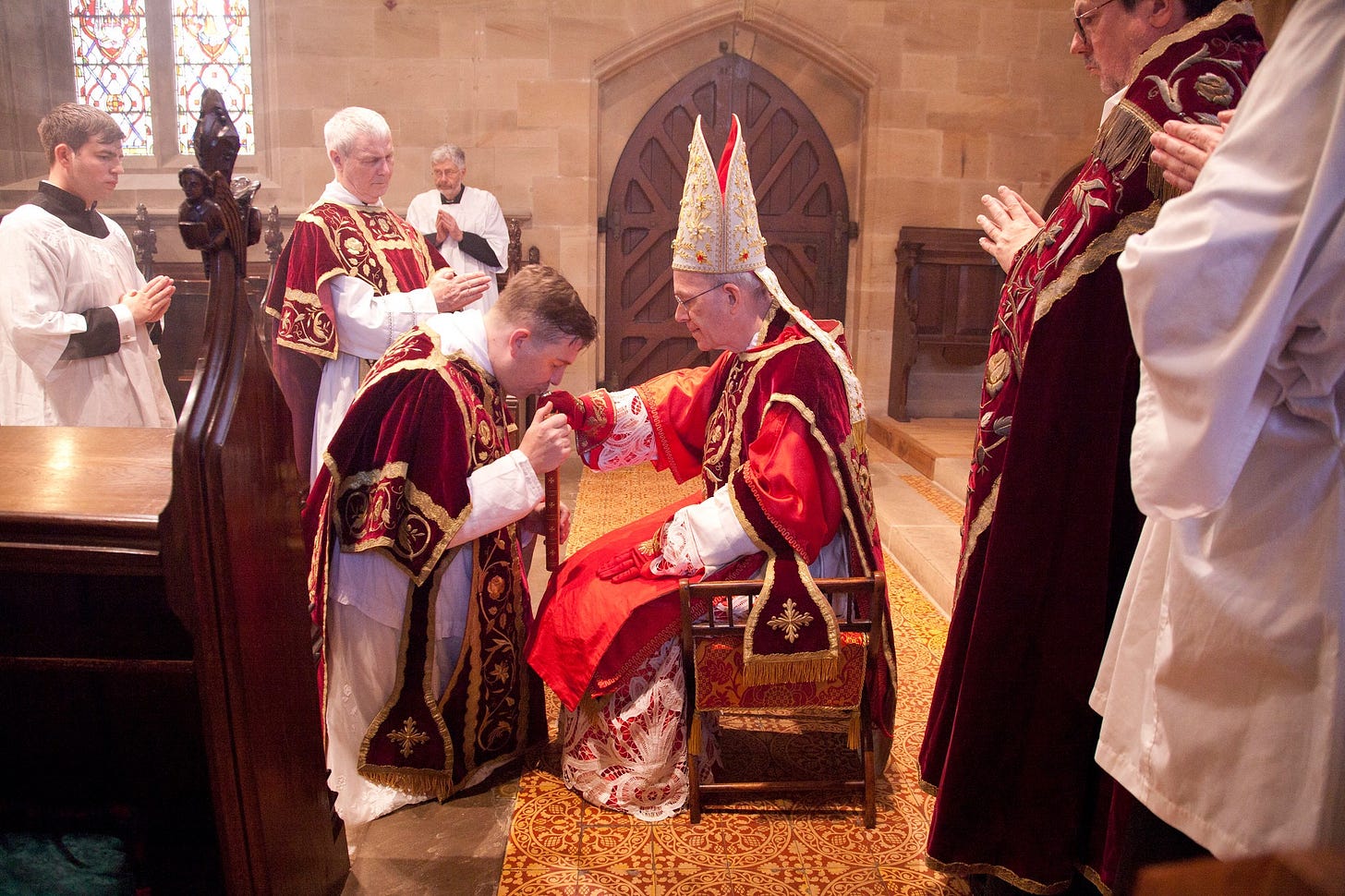 May be an image of 7 people, the Basilica of the National Shrine of the Immaculate Conception and text