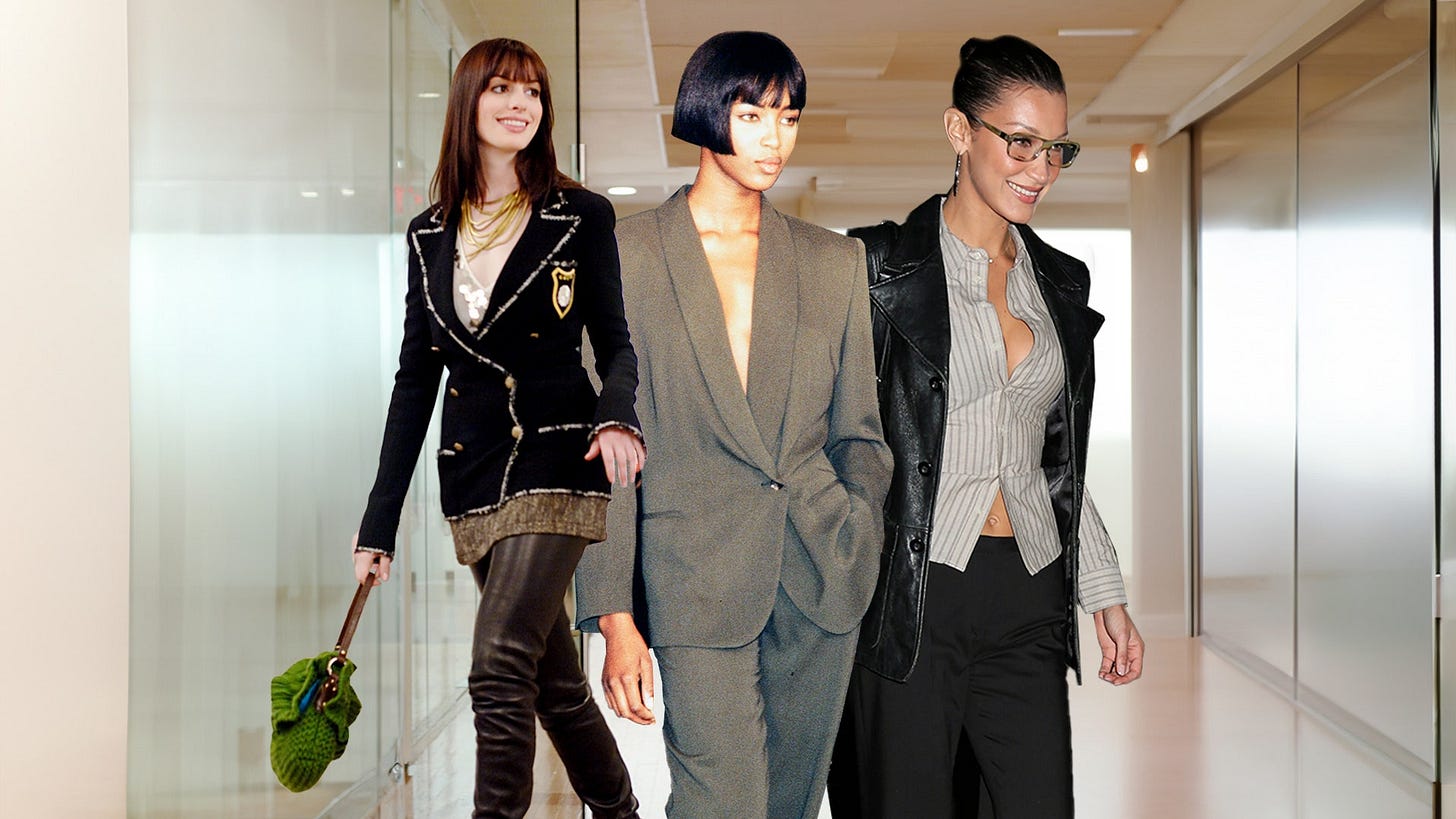 The 'Office Siren' Trend is Coming For the Mob Wife Aesthetic | Glamour UK