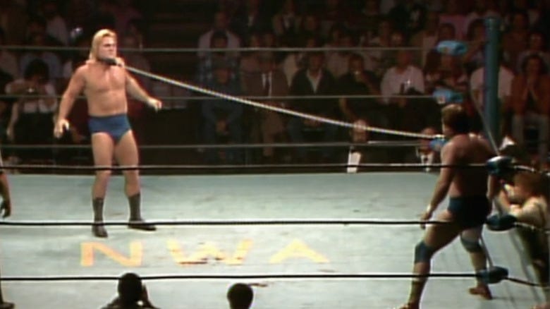 Piper and Valentine after being chained to each other