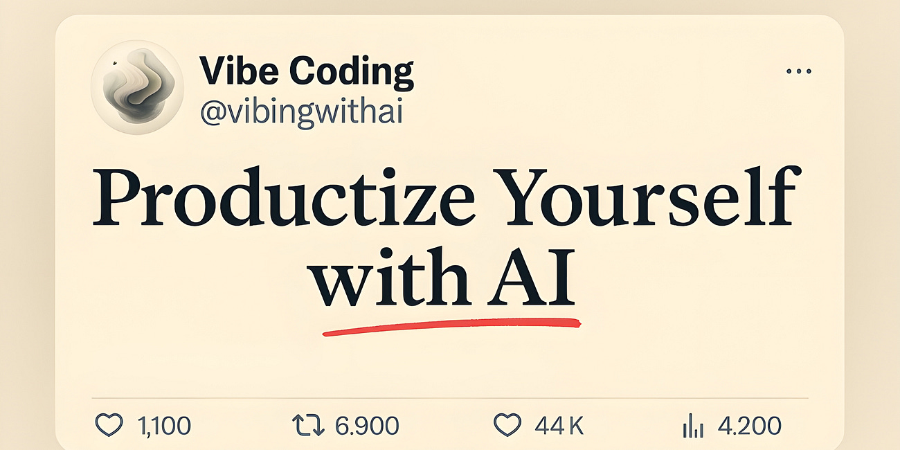 Vibe Code: Productize Yourself and Scale to 1,000+ True Fans