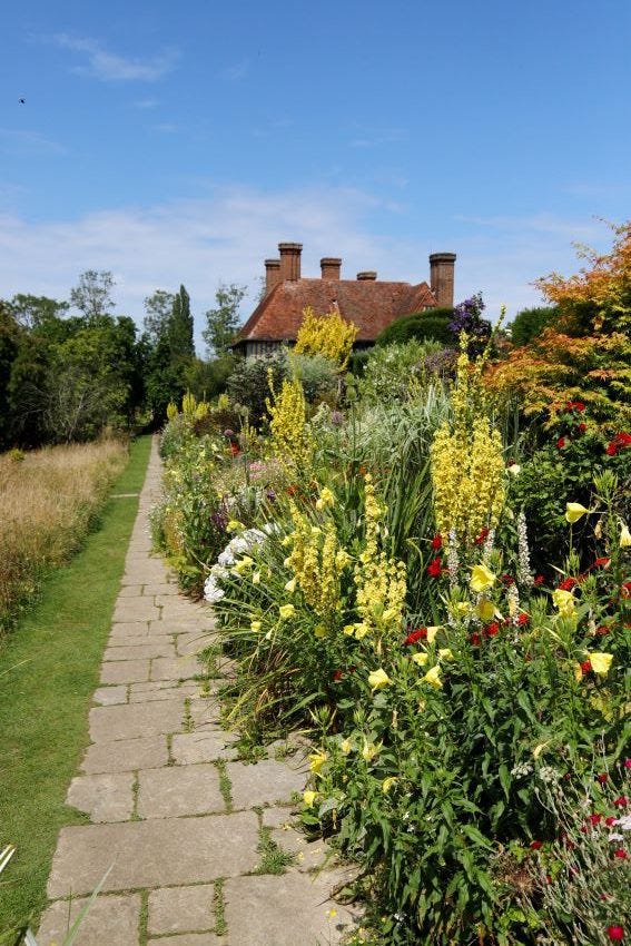 Long Border at Great Dixter Garden copyright Charles Hawes