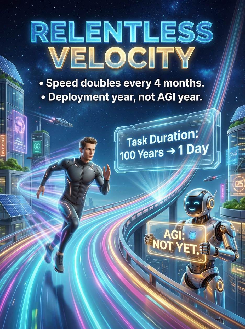 A poster of a person running on a road with a robot

AI-generated content may be incorrect.