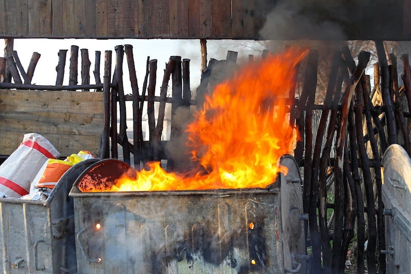 What to do When You're Faced With a Total Dumpster Fire at Work - Schaefer  Marketing Solutions: We Help Businesses {grow}