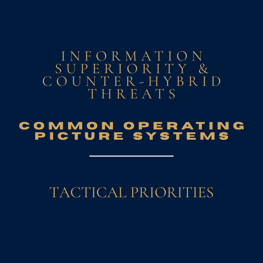 Common Operating Picture Systems in European and NATO Operations