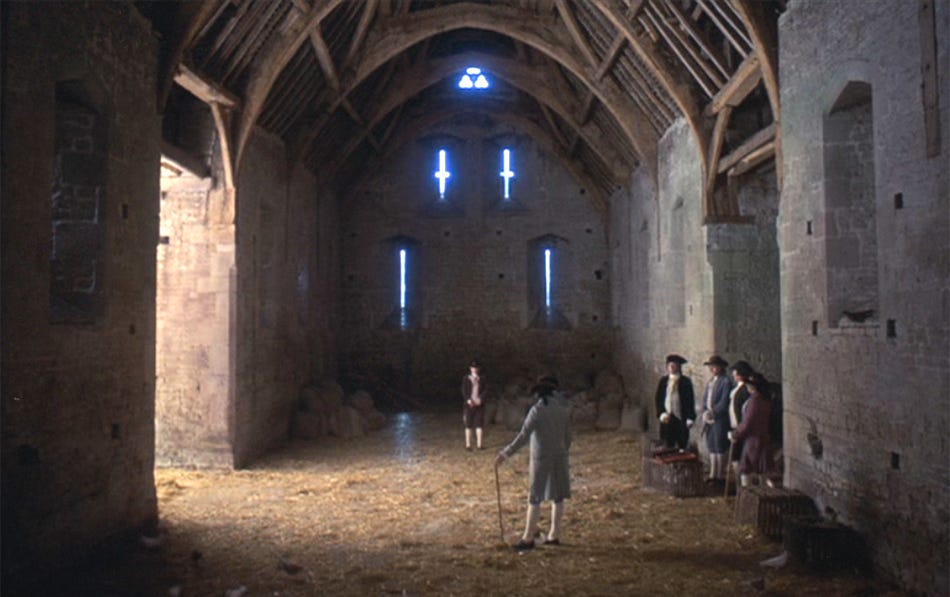 Kubrick's Barry Lyndon - Table of Contents