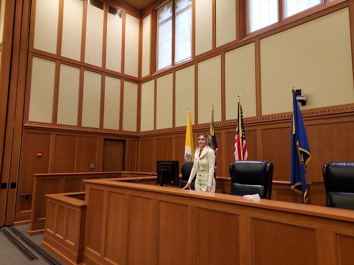 P2G Women's Delegation visits campus of the University of Notre Dame and Law School.