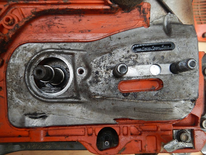 Protective plate under Rancher 460 clutch cover