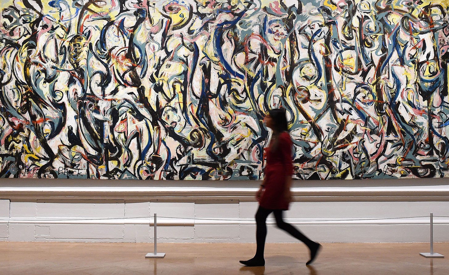 Pollock. Mural.
