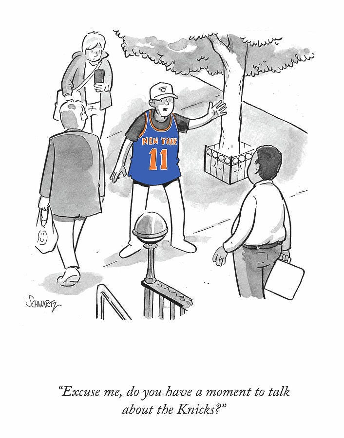 A Moment to Talk About the Knicks by Benjamin Schwartz