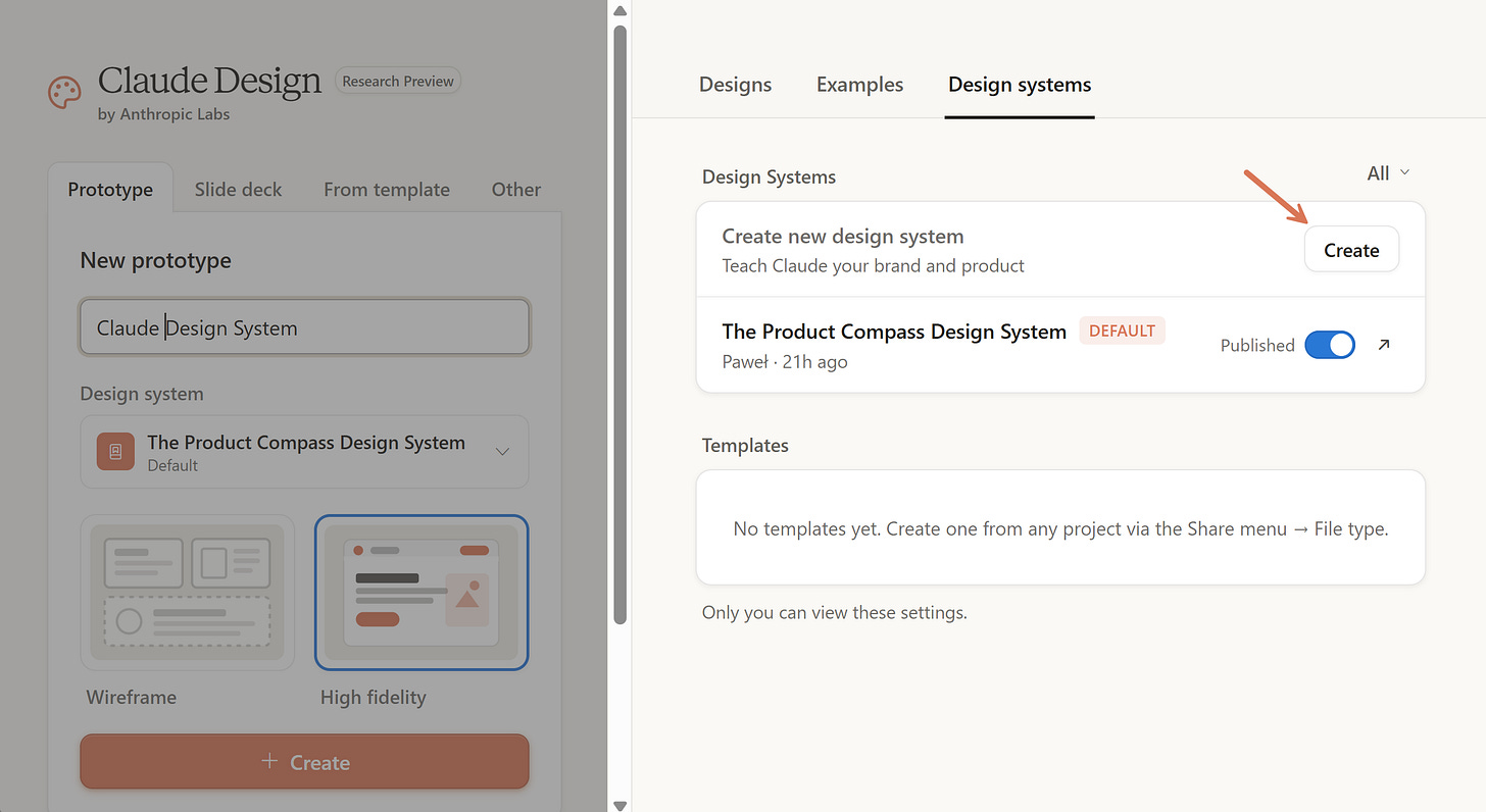 New Design System in Claude Design