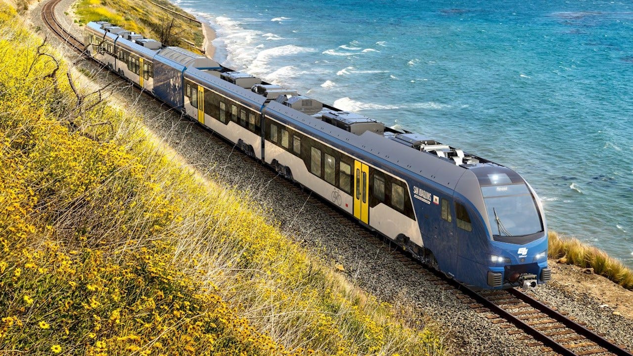 Hydrogen fleet planned for Pacific Surfliner service