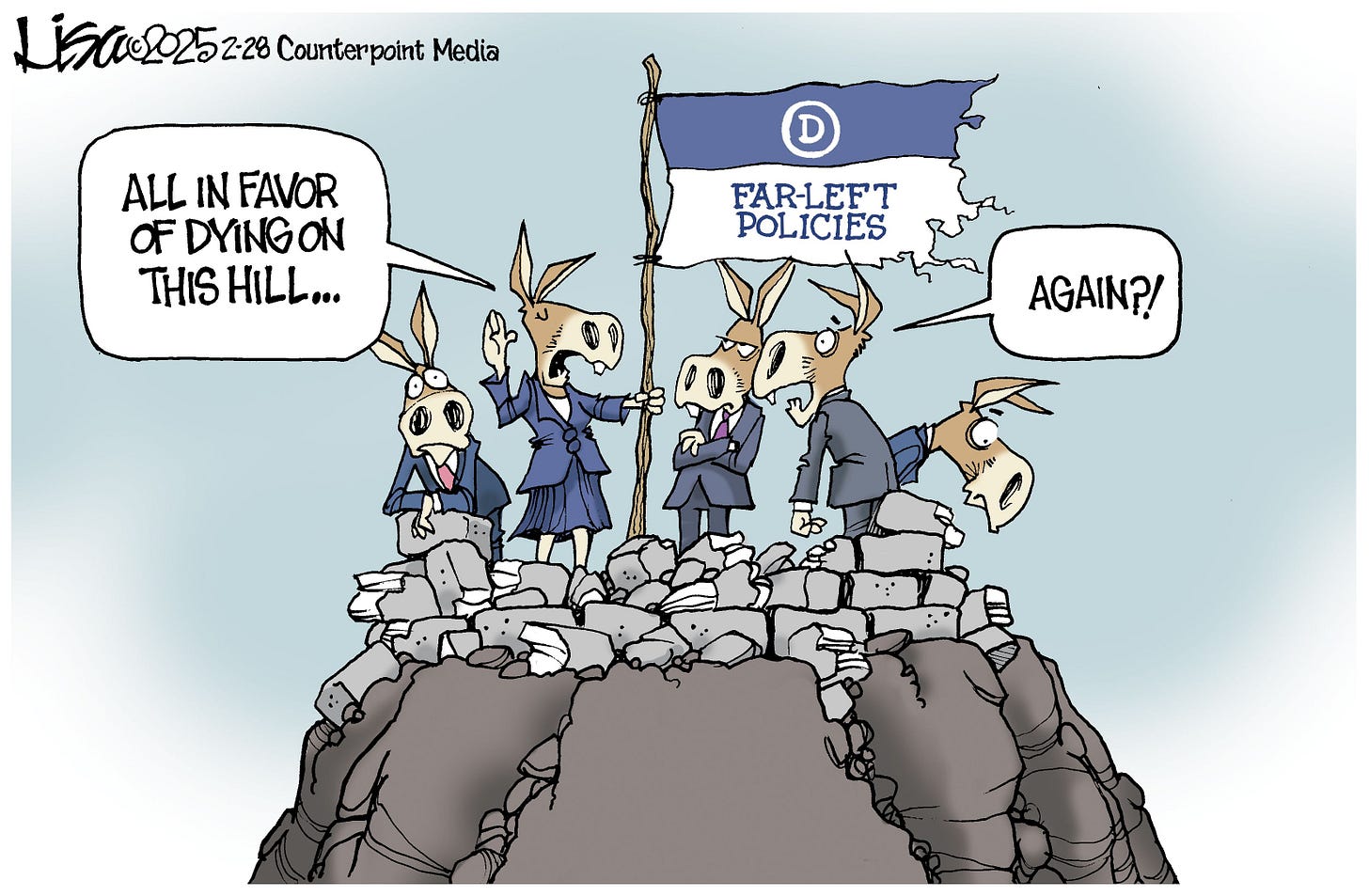 Editorial cartoon for Thursday, March 6, 2025