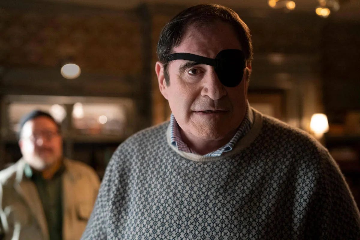 Richard kind in an eye patch
