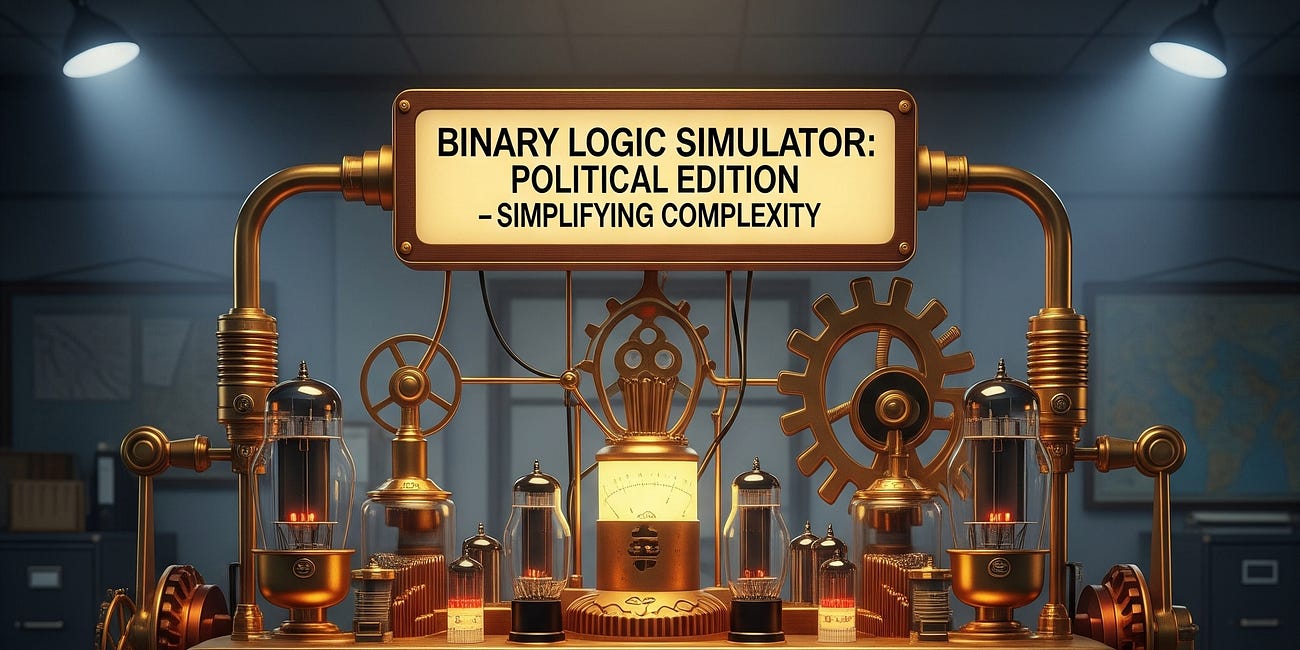 Binary Logic Simulator: Political Edition
