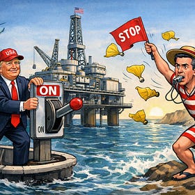 California Had Oil. Gavin Newsom Chose Scarcity. Trump: Drill, Baby, Drill!