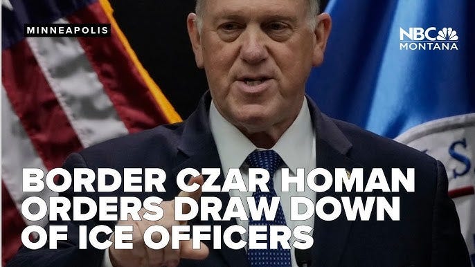 FULL PRESS CONFERENCE: Homan orders immediate drawdown of 700 officers from Minnesota FULL PRESS CONFERENCE: Homan orders immediate drawdown of 700 officers from Minnesota