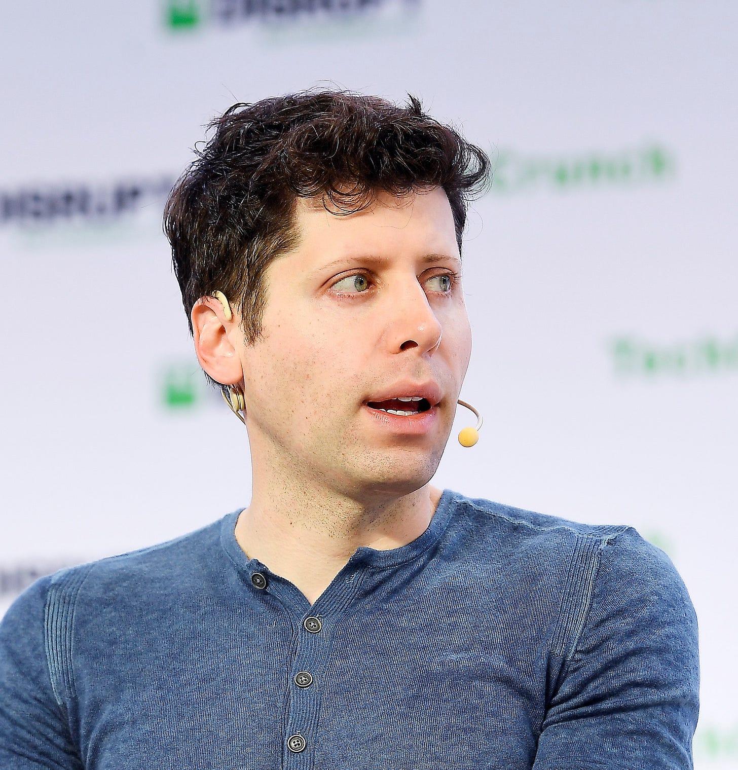 Sam Altman speaks on stage at TechCrunch Disrupt Sam Altman speaks on stage at TechCrunch Disrupt