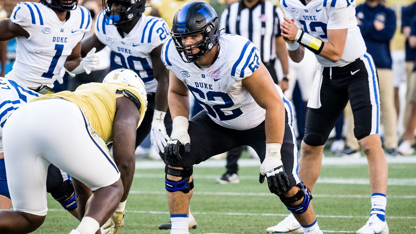 Graham Barton - 2023 - Football - Duke University
