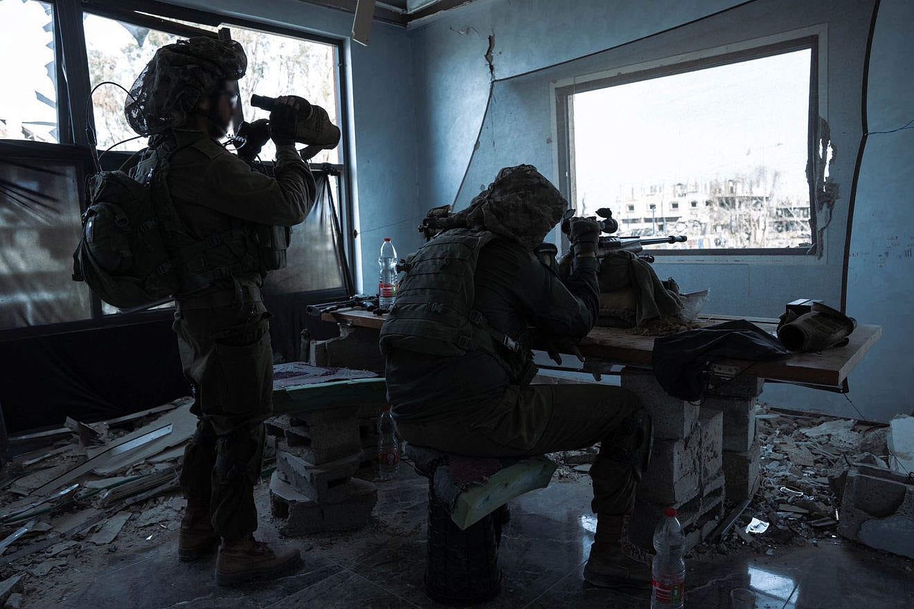 Israeli troops operating in the Hamas-ruled Gaza Strip, Nov. 29, 2023. Credit: IDF.
