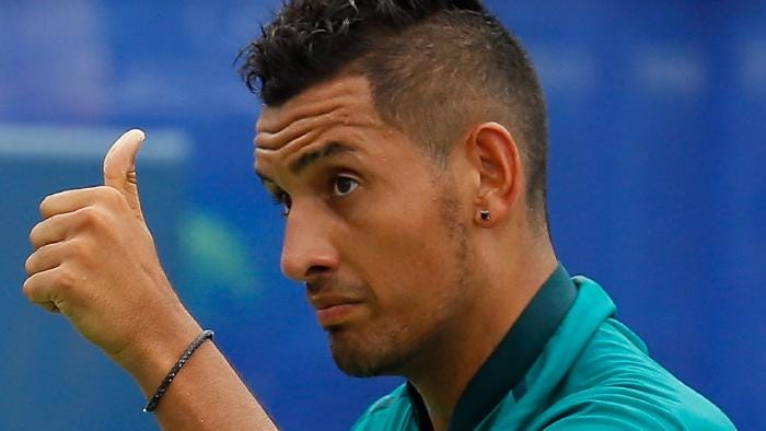 nick kyrgios pulls great draw at us open but was he worthy nick kyrgios pulls great draw at us open but was he worthy
