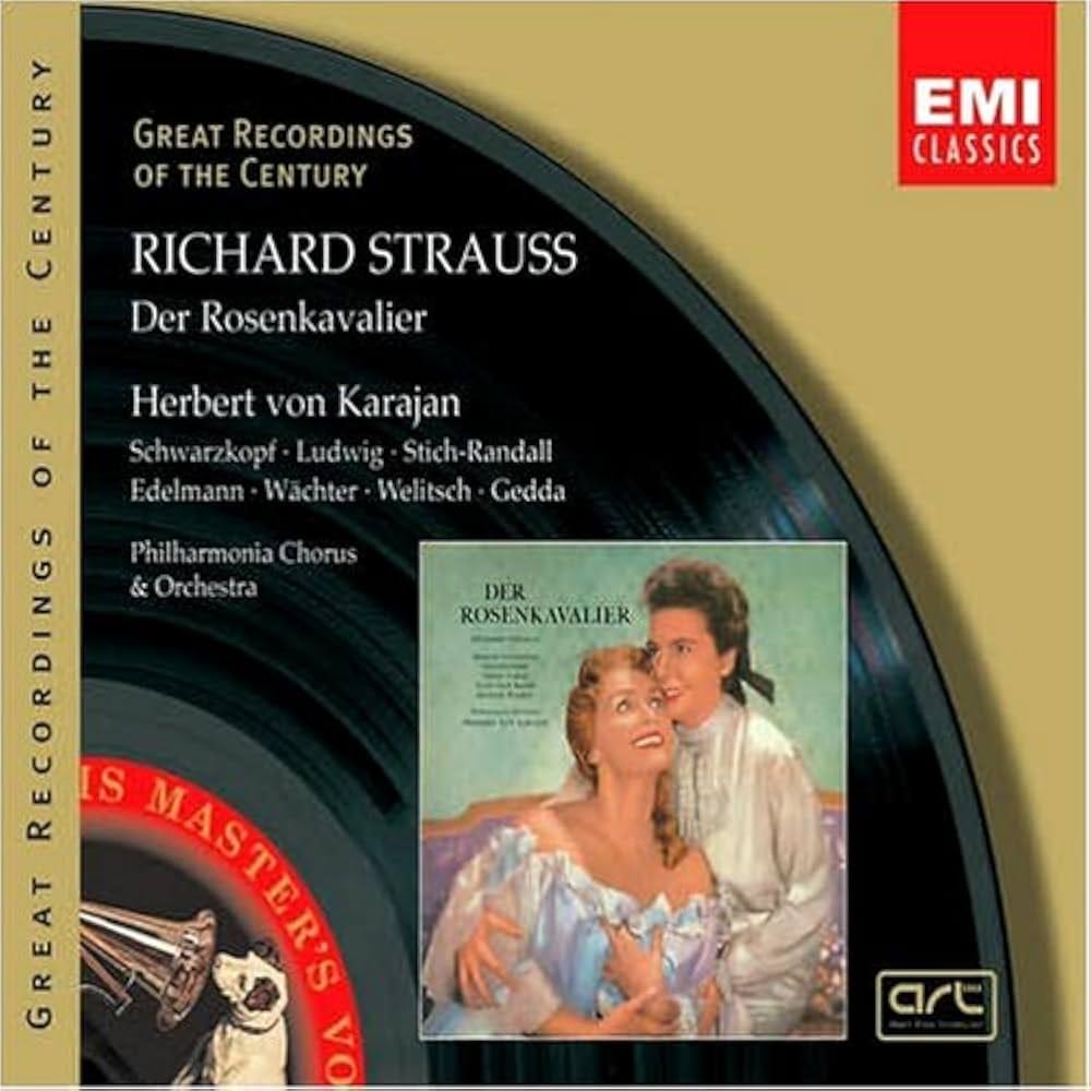 Richard Strauss, Herbert von Karajan, Elisabeth Schwarzkopf, Christa  Ludwig, Anny Felbermayer, Karl Friedrich, Nicolai Gedda, Paul Kuen, Otto  Edelmann, Erich Majkut, Kerstin Meyer, Franz Bierbach - Strauss - Der  Rosenkavalier / Schwarzkopf ·