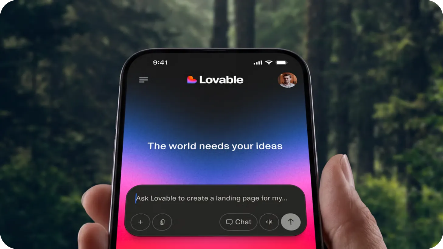 App móvil de Lovable para iOS y Android