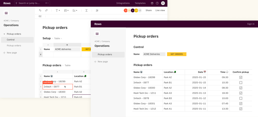 Rows raises $16 million and launches next-gen spreadsheets with built-in  data integrations | VentureBeat