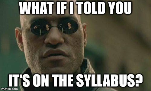 syllabus Memes & GIFs - Imgflip