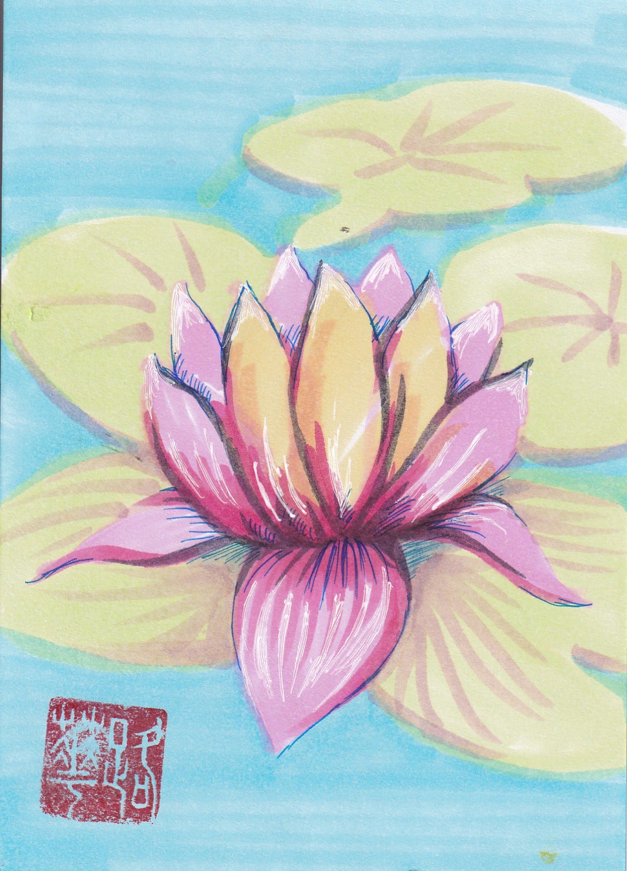 Lily Pond doodle