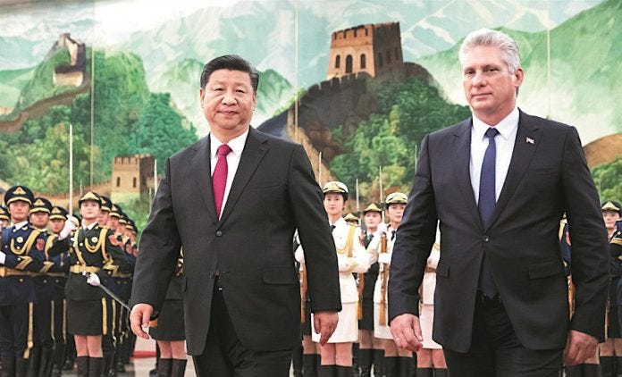 Cuban President Miguel Diaz-Canel