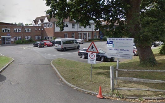 Rye College broke its silence on the row by writing a letter to parents