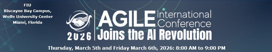The Agile International Conference 2026 - Miami (March 5th & 6th, 2026)