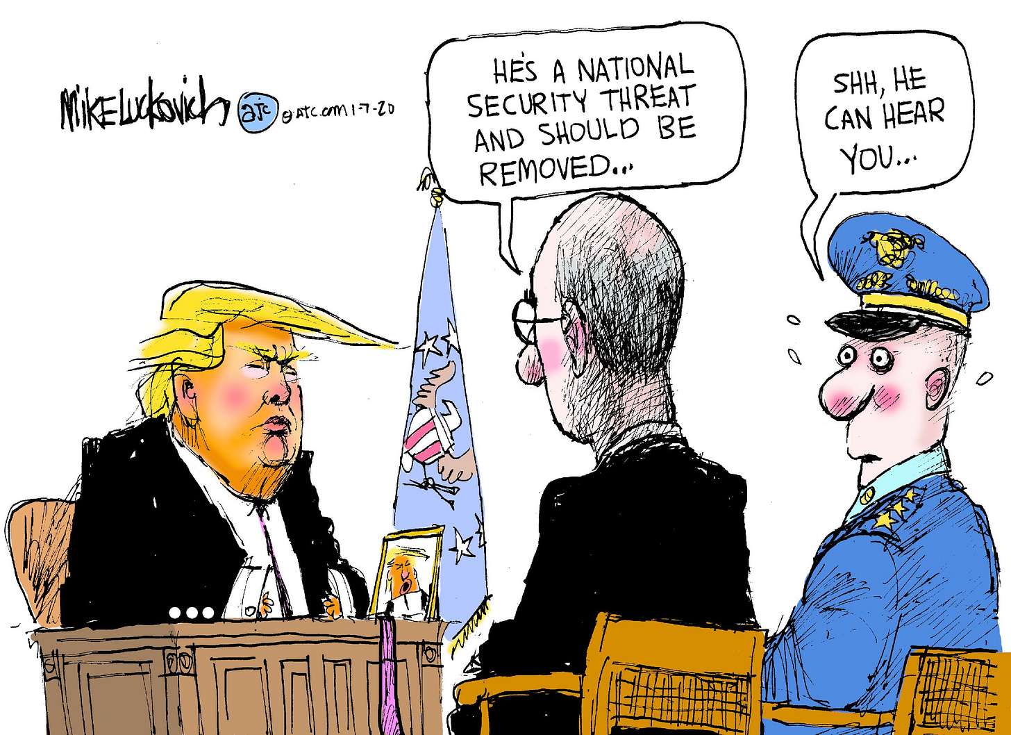 Political Cartoon U.S. Trump Soleimani Killing National Security Threat | The Week Political Cartoon U.S. Trump Soleimani Killing National Security Threat | The Week