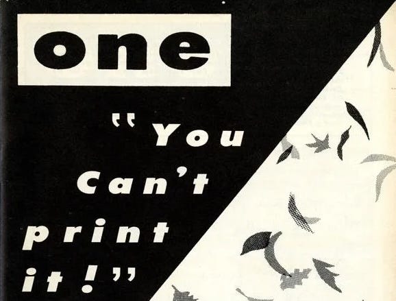 Overview of equality, free speech & LGBTQ+ rights starting with the ‘One’ case