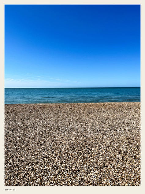 Three views of the English coast