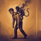 Two Monkeys, One Word, Different Cages