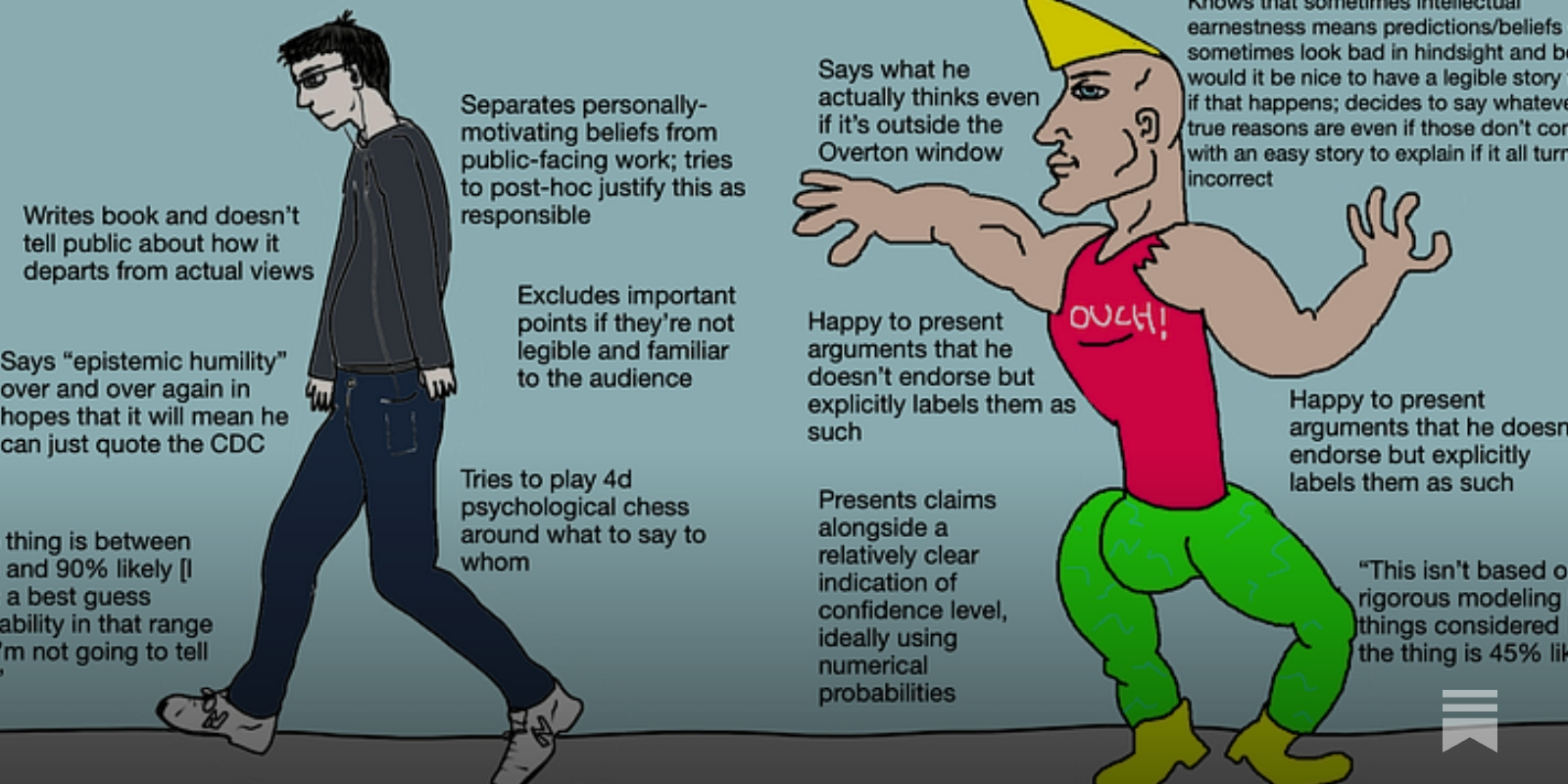 Public intellectuals need to say what they actually believe