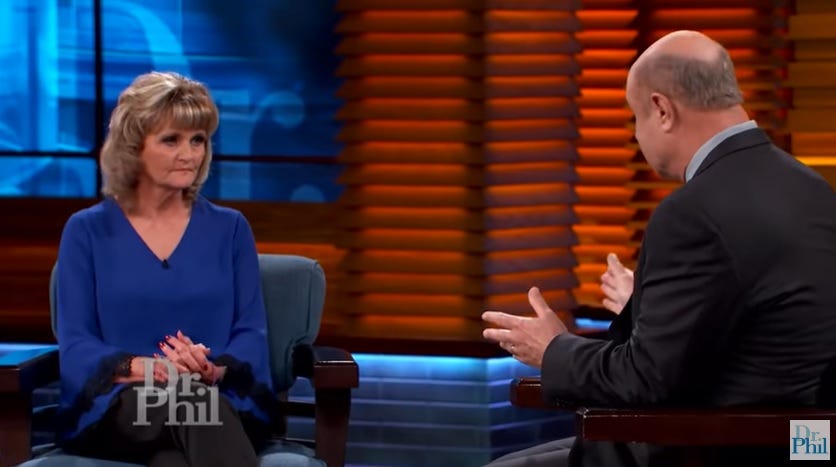 Sherry Ballard on the Dr. Phil Show. Sherry Ballard on the Dr. Phil Show.