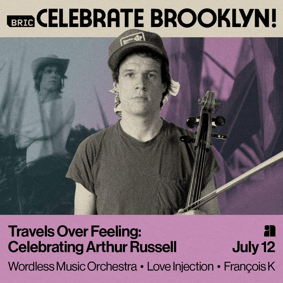 Arthur Russell in the Park, July 12th, Bklyn